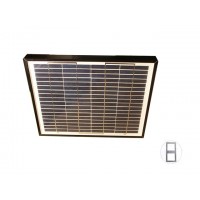 OPTION MOTORISATIONS PORTES ET PORTAILS : Panneau solaire 10W + Ch&acirc;ssis