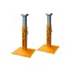 Lot de 2 chandelles droites renforcées 2T (la paire)
